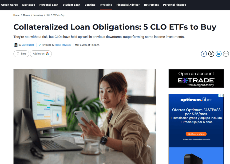 Tessio - CLO ETF ad 2