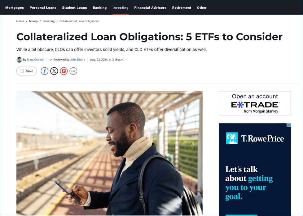 Tessio - CLO ETF ad